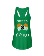 St Patrick's Day T-Shirts Green In My Blood Shirt Ladies Flowy Tank thumbnail