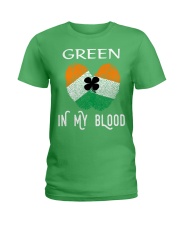 St Patrick's Day T-Shirts Green In My Blood Shirt Ladies T-Shirt thumbnail