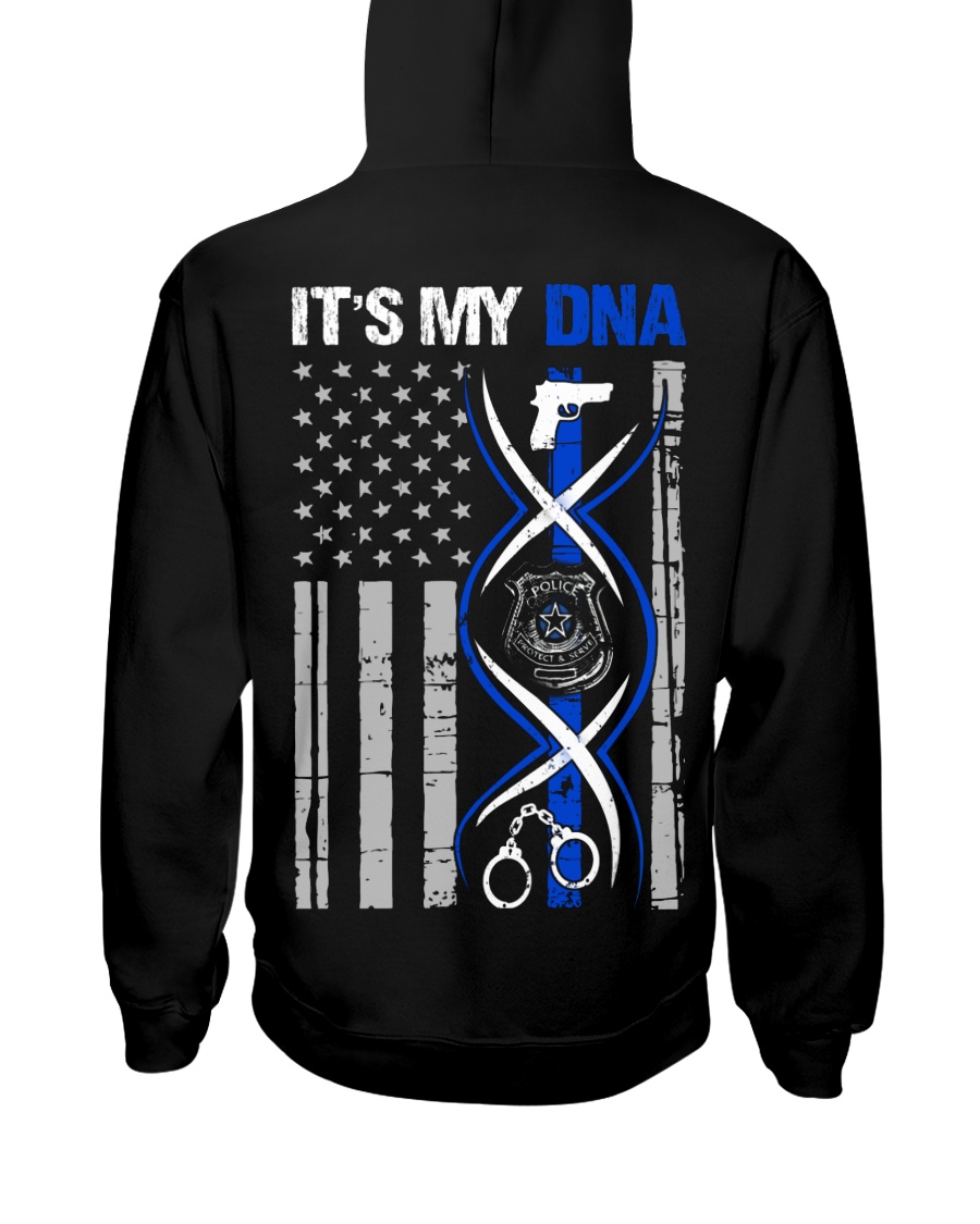 dna all police Hooded Sweatshirt