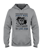 Police Wife Hooded Sweatshirt thumbnail
