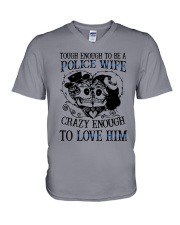 Police Wife V-Neck T-Shirt thumbnail