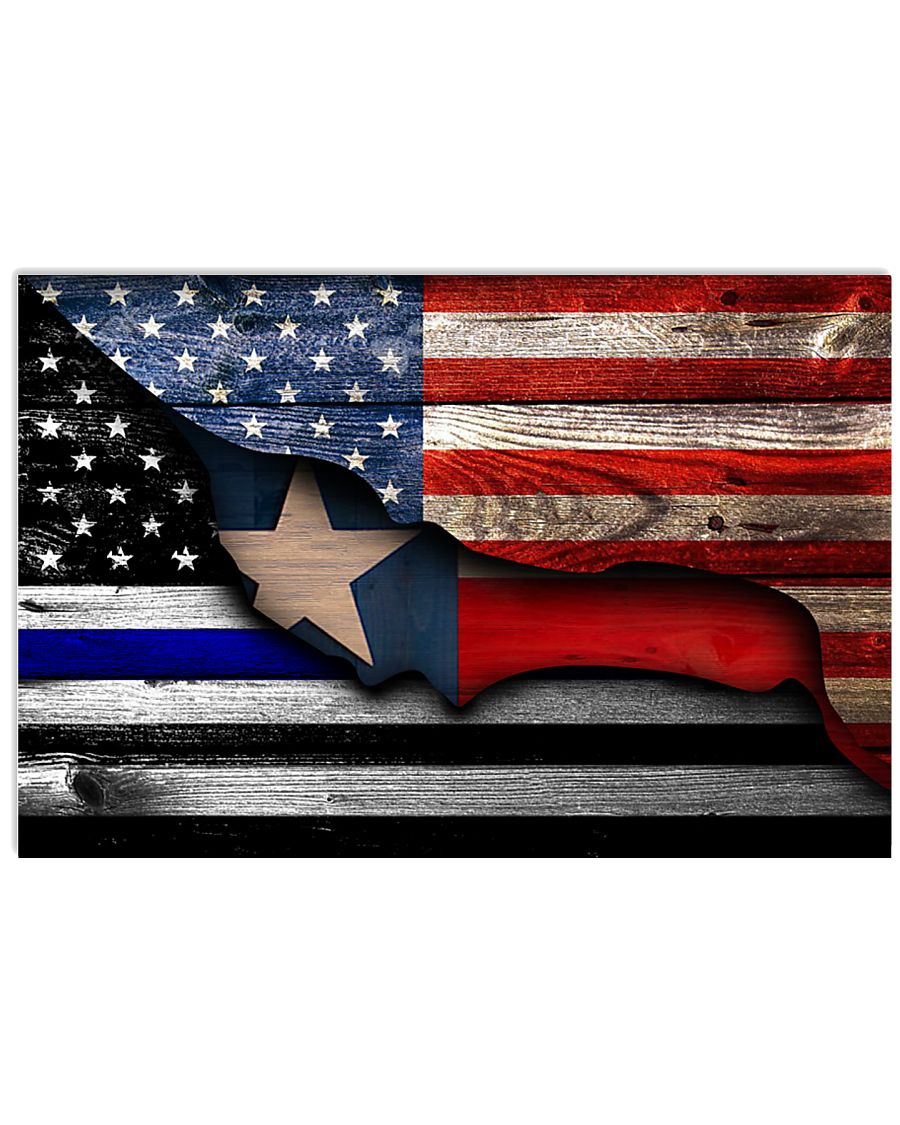 texas-police-american 36x24 Poster
