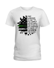Storm Thin Green Line Ladies T-Shirt front