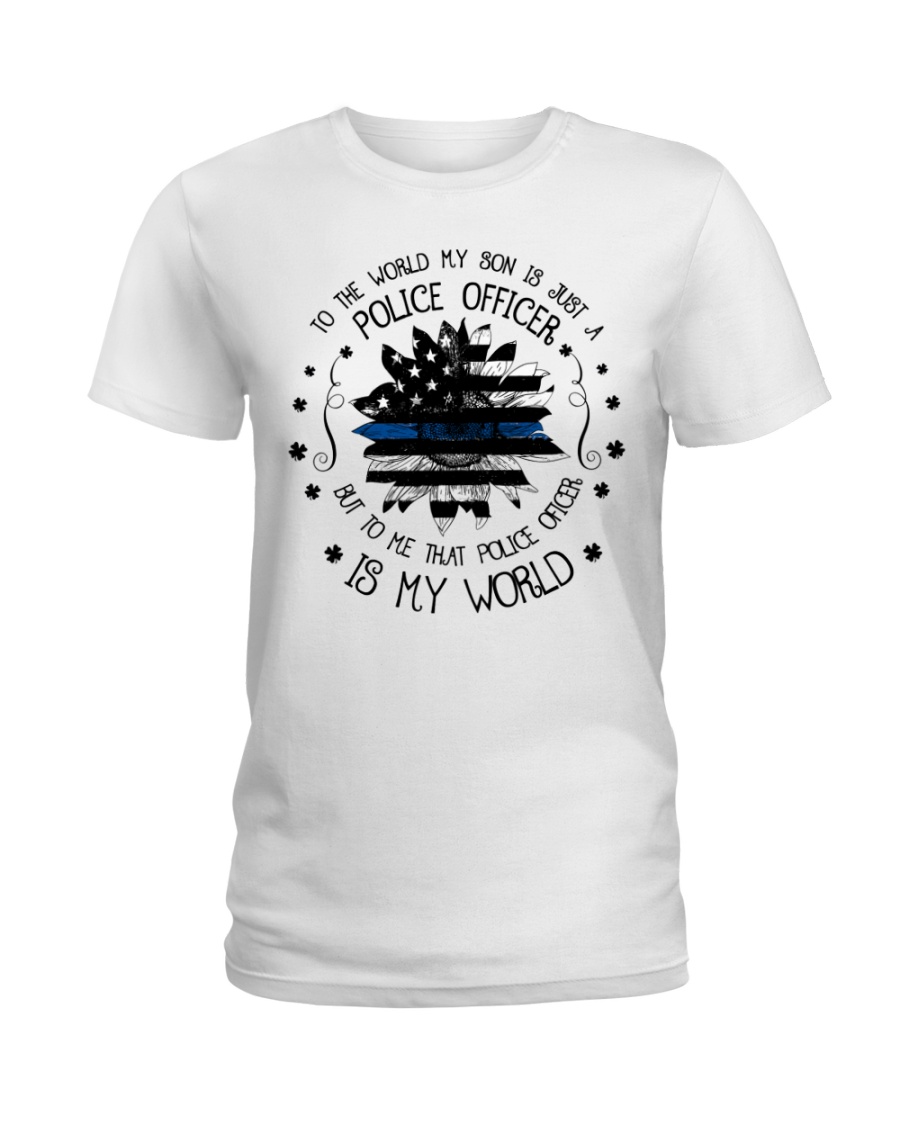 My Police Officer Son Ladies T-Shirt