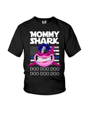 Pink Mommy Shark Youth T-Shirt thumbnail