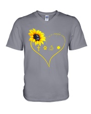 simple woman V-Neck T-Shirt thumbnail