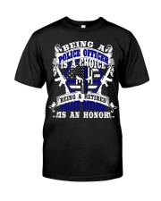 Retired Police Officer Classic T-Shirt front
