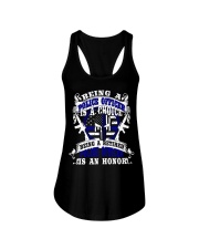 Retired Police Officer Ladies Flowy Tank thumbnail