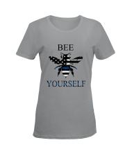bee blue Ladies T-Shirt women-premium-crewneck-shirt-front