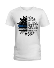 Police Wife Ladies T-Shirt front