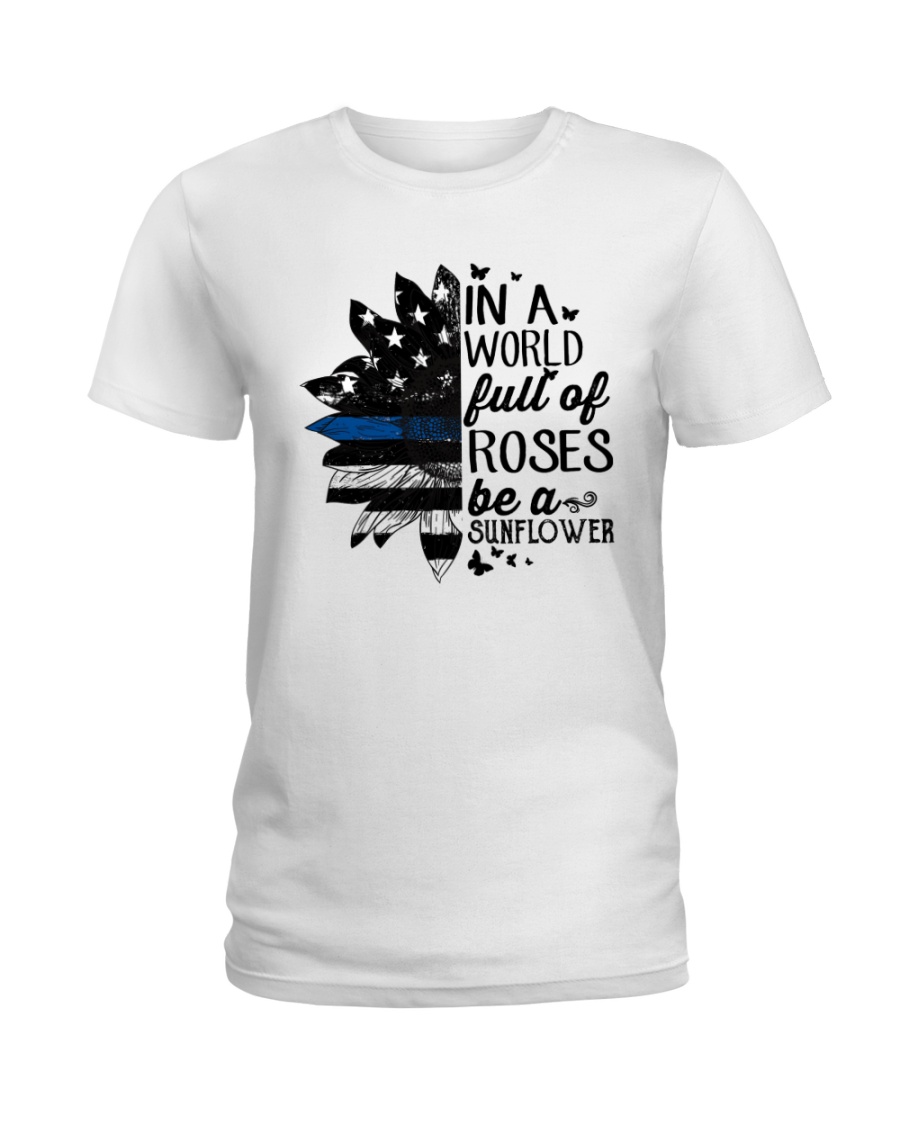 rose blue Ladies T-Shirt