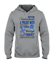 Police Wife Hooded Sweatshirt thumbnail
