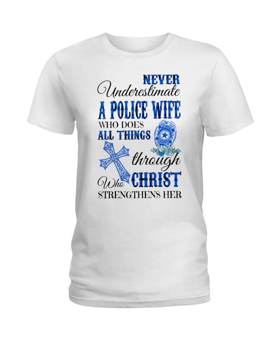 Police Wife Ladies T-Shirt