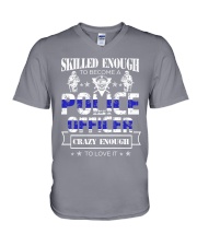 Skilled and Crazy V-Neck T-Shirt thumbnail