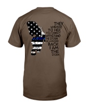 Blue Line Butterfly Storm Classic T-Shirt thumbnail