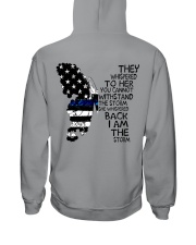 Blue Line Butterfly Storm Hooded Sweatshirt thumbnail
