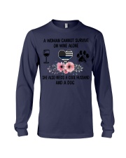 Wine - Cool Husband - Dog Long Sleeve Tee thumbnail
