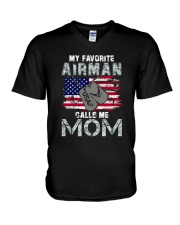 AM-D-2409201-favorite-airman V-Neck T-Shirt tile