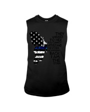Blue Line Butterfly Storm Sleeveless Tee thumbnail