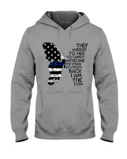 Blue Line Butterfly Storm Hooded Sweatshirt thumbnail
