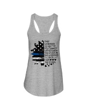 Storm Thin Blue Line sale Ladies Flowy Tank thumbnail