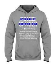 Police Officer Hooded Sweatshirt thumbnail