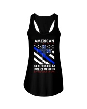 Retired Police Officer Ladies Flowy Tank thumbnail