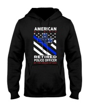 Retired Police Officer Hooded Sweatshirt thumbnail