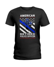 Retired Police Officer Ladies T-Shirt thumbnail