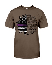 Storm Thin Purple Line Classic T-Shirt thumbnail