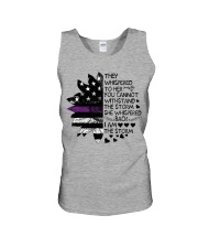 Storm Thin Purple Line Unisex Tank thumbnail