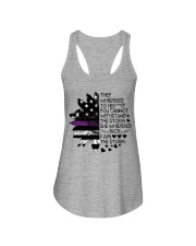 Storm Thin Purple Line Ladies Flowy Tank thumbnail