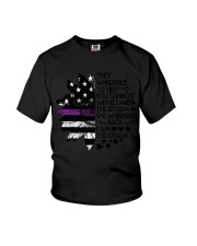 Storm Thin Purple Line Youth T-Shirt thumbnail