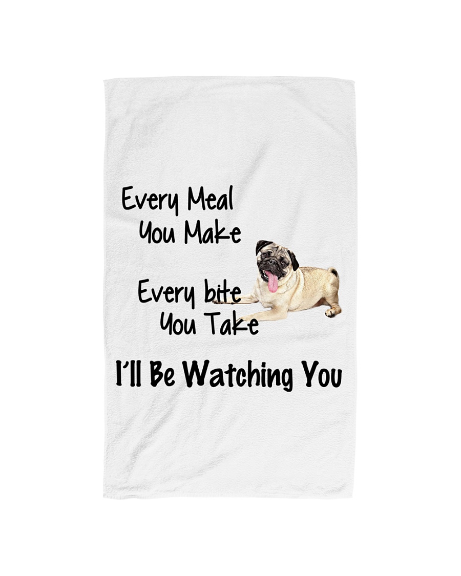 Pug Kitchen Towel Hand Towel