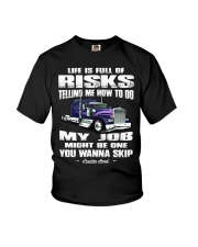 TRUCKER LIFE - LIMITED EDITION Youth T-Shirt tile