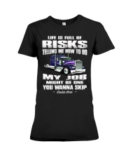 TRUCKER LIFE - LIMITED EDITION Premium Fit Ladies Tee tile