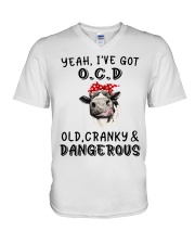 YEAH I'VE GOT O C D - LIMITED EDITION V-Neck T-Shirt tile