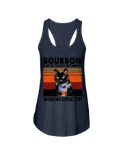BOURBON GOES IN - WISDOM COME UOT Ladies Flowy Tank tile