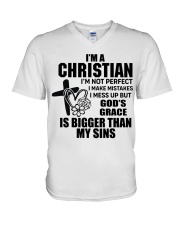 IM A CHRISTIAN - LIMITED EDITION V-Neck T-Shirt tile