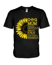 dog WITH MON TATTOOS - LIMITED EDITION V-Neck T-Shirt tile