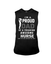 DAD OF A FREAKING AWSOME NURSE- LIMITED EDITION Sleeveless Tee tile