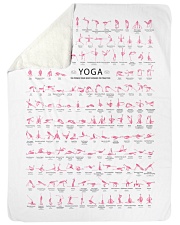 150 POSES YOGA FLAMINGO - YOGA FOR LIFE Sherpa Fleece Blanket tile