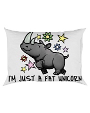 A FAT UNICORN Rectangular Pillowcase back