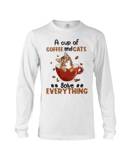 COFFEE AND CAT WITH LOVE - LIMITED EDITION Long Sleeve Tee tile