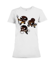 Nakia Okoye Shuri chibi shirt Premium Fit Ladies Tee thumbnail