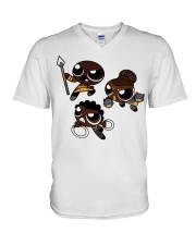 Nakia Okoye Shuri chibi shirt V-Neck T-Shirt thumbnail