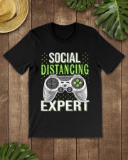 Social distancing expert Premium Fit Mens Tee lifestyle-mens-crewneck-front-18
