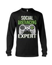 Social distancing expert Long Sleeve Tee thumbnail