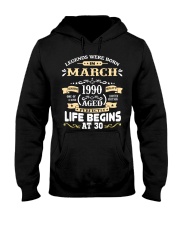Legends-Were-Born-In-March-1990 Hooded Sweatshirt thumbnail