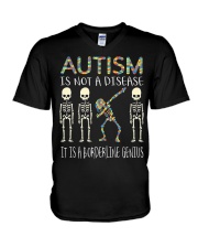 Autism i not a disease V-Neck T-Shirt thumbnail